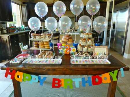 Year  Birthday Party Themes on Donut Theme Birthday   Party Ideas And Planning   Craftgossip Com